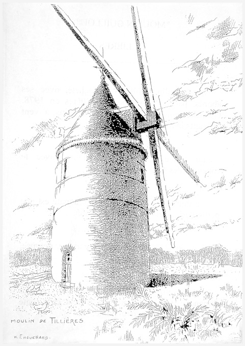 Moulin à vent Guillou, Tillières