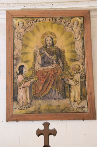 Ensemble de 2 estampes : Gloire au Christ-Roi, Sainte Thérèse de Lisieux
