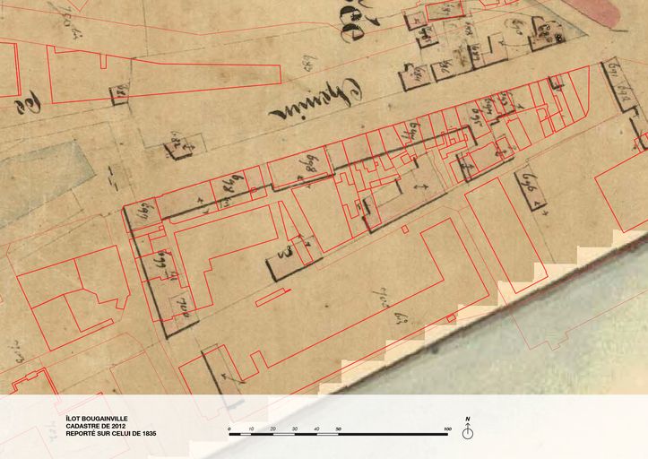 Ilot d'habitations et commerces Bougainville