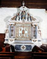 Retable du Rosaire, église paroissiale Saint-Martin, Châtillon-sur-Colmont.