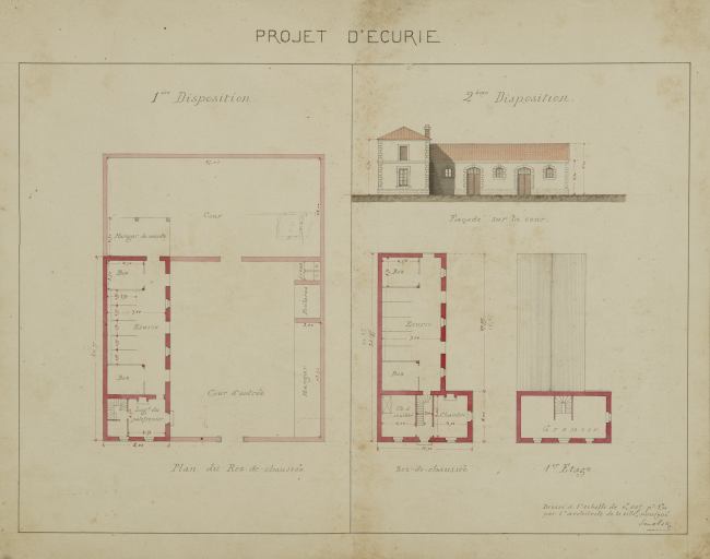 Haras, dit dépôt d'étalons, 11 rue du Gaz