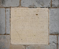 Plaque funéraire de Jacques Chéreau