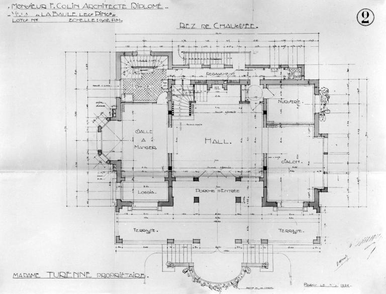 Maison dite villa balnéaire Manégor, 1 avenue du Parc