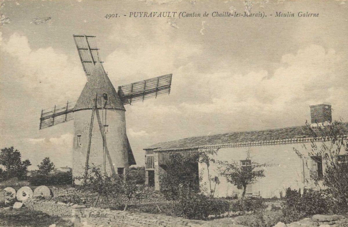 Moulin dit le moulin Galerne, ferme, actuellement maison