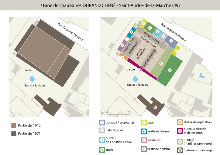 Usine de chaussure Durand-Chéné, 9 rue Augustin-Vincent