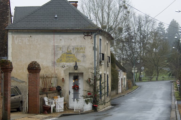 Peinture monumentale : Publicité pour les vêtements de travail Mont-Saint-Michel