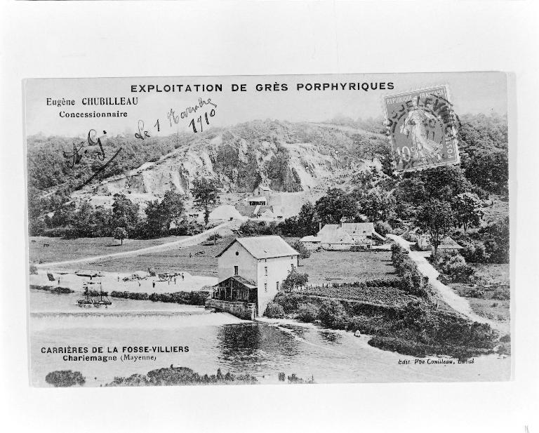 Moulin à farine, puis carrière de grès - la Fosse, Villiers-Charlemagne