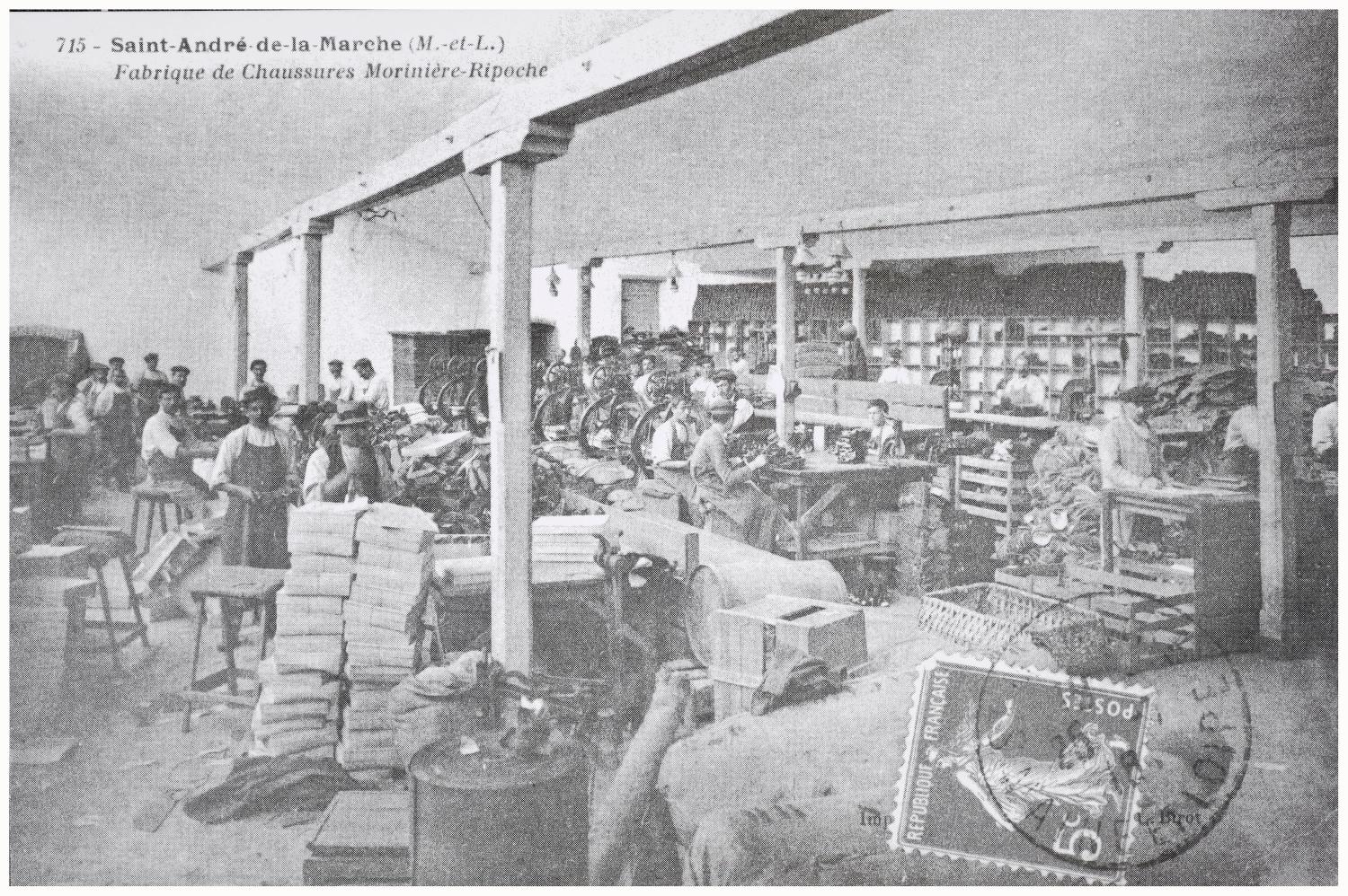 Usine de chaussures Morinière-Ripoche, actuel Musée des métiers de la chaussure, 6 rue Saint-Paul