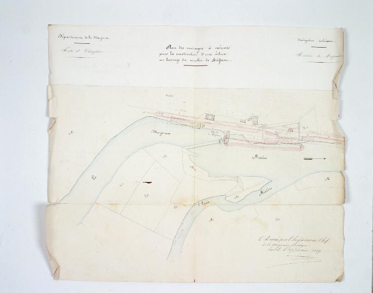 Site d'écluse du Boisseau