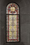 Ensemble de 7 verrières décoratives (baies 2, 4, 6, 8, 10, 12 et 14), chapelle Saint-Julien, Laval
