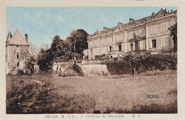 Château-fort, puis château dit château de Mantelon