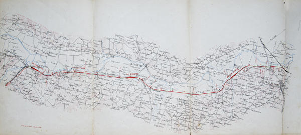 Voie ferrée Paris/Bordeaux par Chartres : tronçon Château-du-Loir/Pont-de-Braye (72)