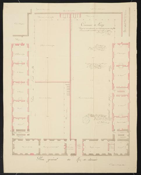 Couvent de bénédictines Notre-Dame-de-Grâce de Montaigu, actuellement école, médiathèque et maison