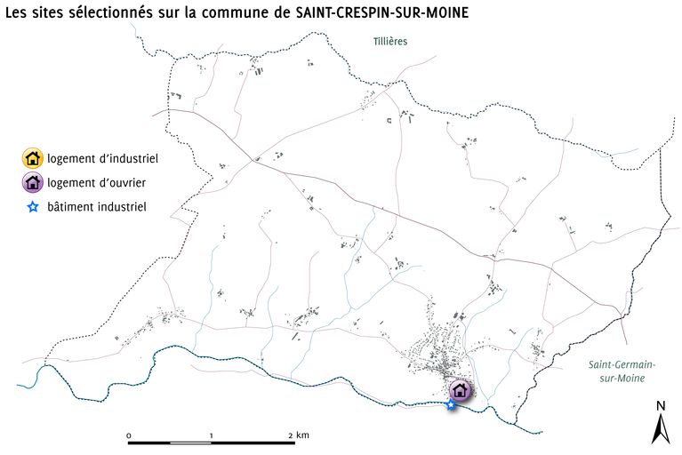 Présentation du patrimoine industriel de la commune de Saint-Crespin-sur-Moine