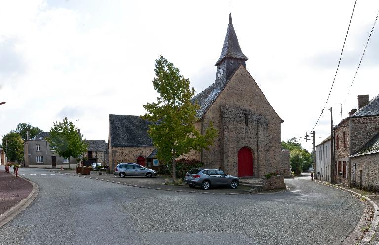 Église paroissiale Saint-Julien - rue Mathieu-Vannier, La Bazouge-des-Alleux