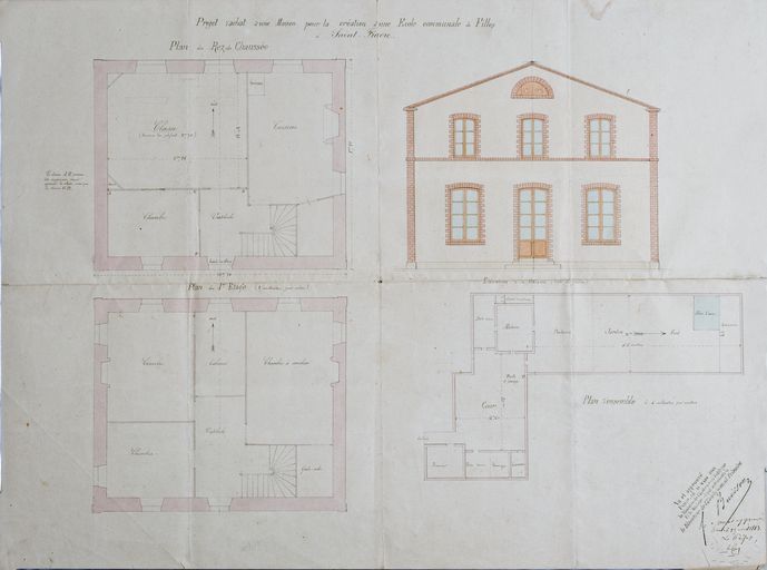 Maison, devenue école, actuellement maison, 14 rue Sophie-Trébuchet