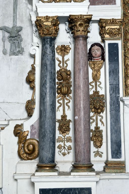 Retable du maître-autel - Église paroissiale Saint-Léger, Saint-Léger