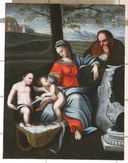 Tableau : Sainte Famille au chêne