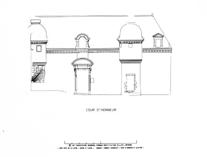 Abbaye Toussaint, actuellement bibliothèque municipale et musée David d'Angers