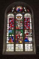 Verrière : Litanies de la Vierge, Scènes de la Vie de la Vierge (baie 8)