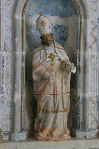 Statue : Saint Blaise (?)