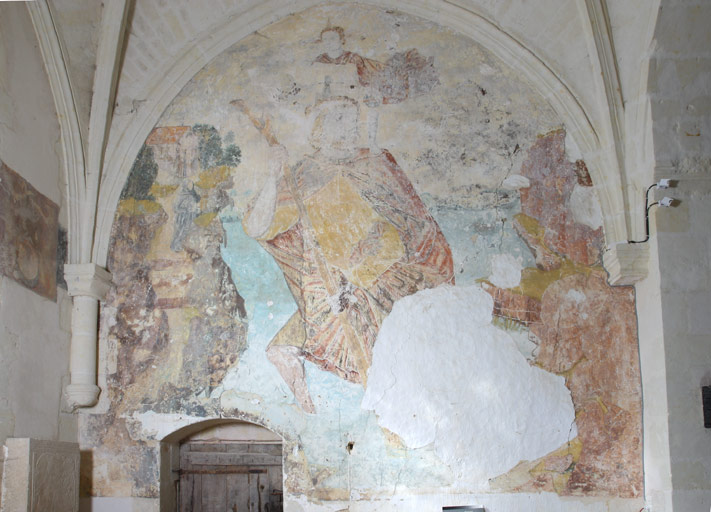 Ensemble des décors peints de l'église Notre-Dame de Luché-Pringé