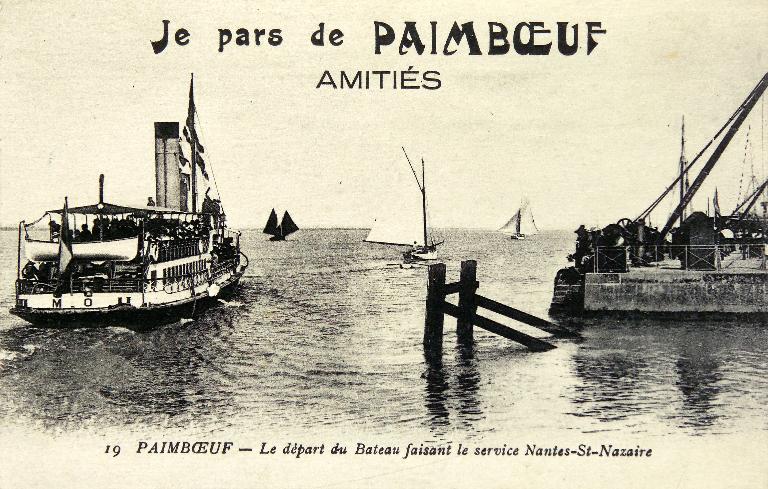 Port, quai Libert ; quai Chassagne ;  Sadi-Carnot ; quai Boulay-Paty ; quai Gautreau  ; quai Eole, Paimbœuf