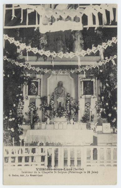 Le mobilier de la chapelle Saint-Sulpice de Villaines-sous-Lucé