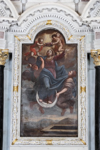 Tableau : Assomption - Église paroissiale et prieurale Notre-Dame, Saulges