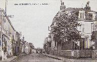 La rue de Belfort, carte postale du début du XXe siècle.