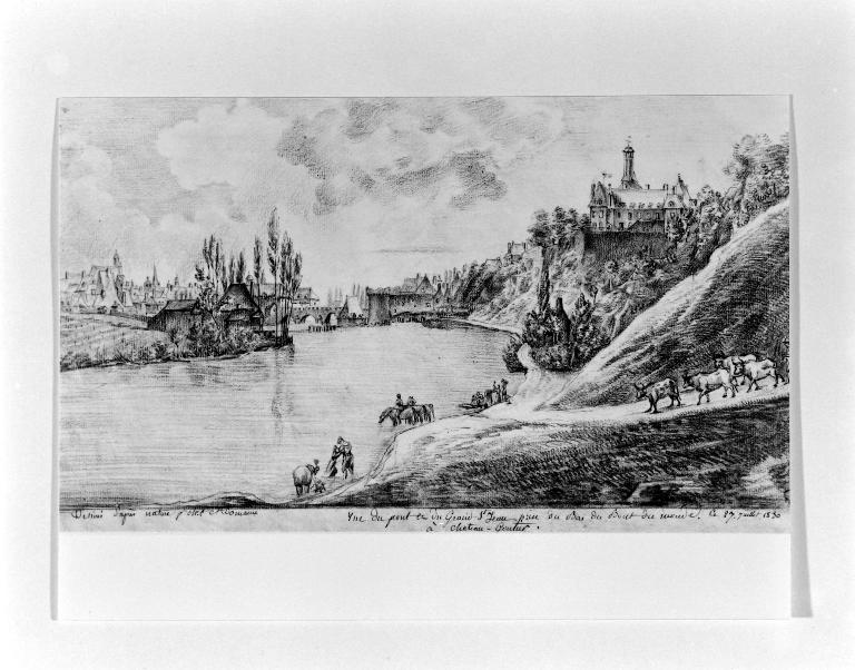 Moulins à farine, dits les Trois Moulins, et moulin à foulon