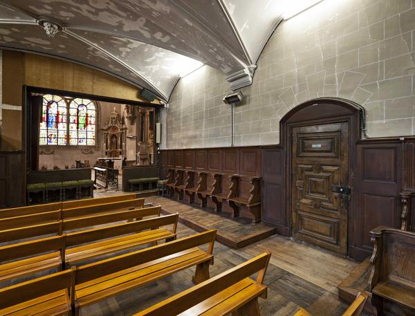 Chapelle de la Trinité, Couvent d'ursulines, actuellement Centre Culturel de la communauté de communes du pays de Château-Gontier, rue Horeau