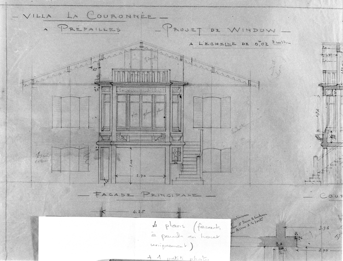 Maison de villégiature balnéaire dite la Couronnée,15 corniche du Pilier