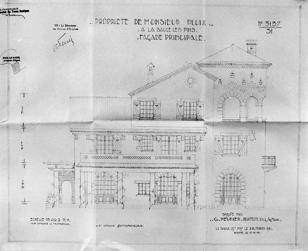 Maison dite villa balnéaire La Grande Dune, allée de Cérès