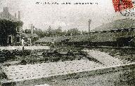 Les serres et la maison du jardinier vues avant 1919.