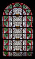 Ensemble de 7 verrières décoratives (baies 1 à 6 et 8) - Église paroissiale Saint-Pierre-et-Saint-Paul, Le Horps