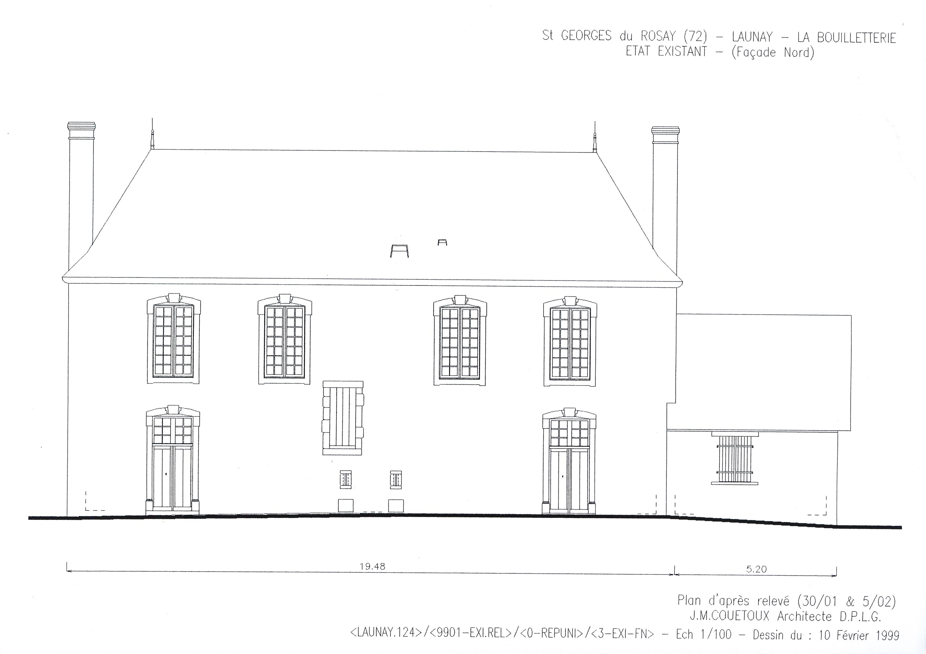 Launay, demeure puis ferme, actuellement maison.