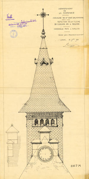 Église paroissiale Saint-Jean-Baptiste de Saint-Jean-sur-Mayenne