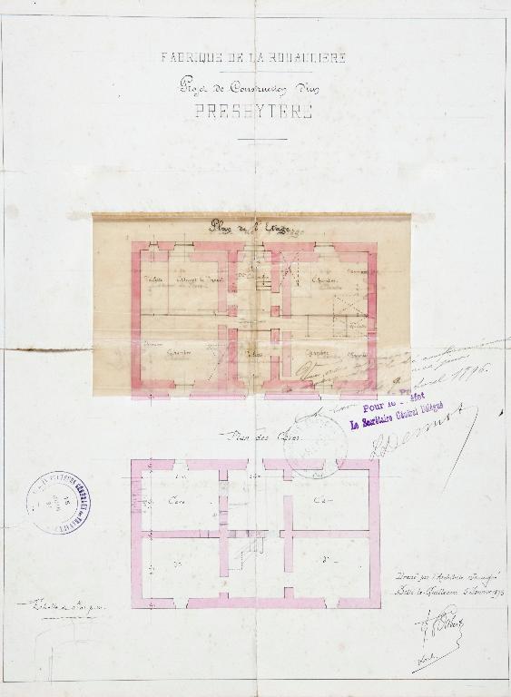 Prieuré de chanoines réguliers et presbytère, puis presbytère, actuellement immeuble à logements - V.C. 8, dite du Prieuré, La Rouaudière