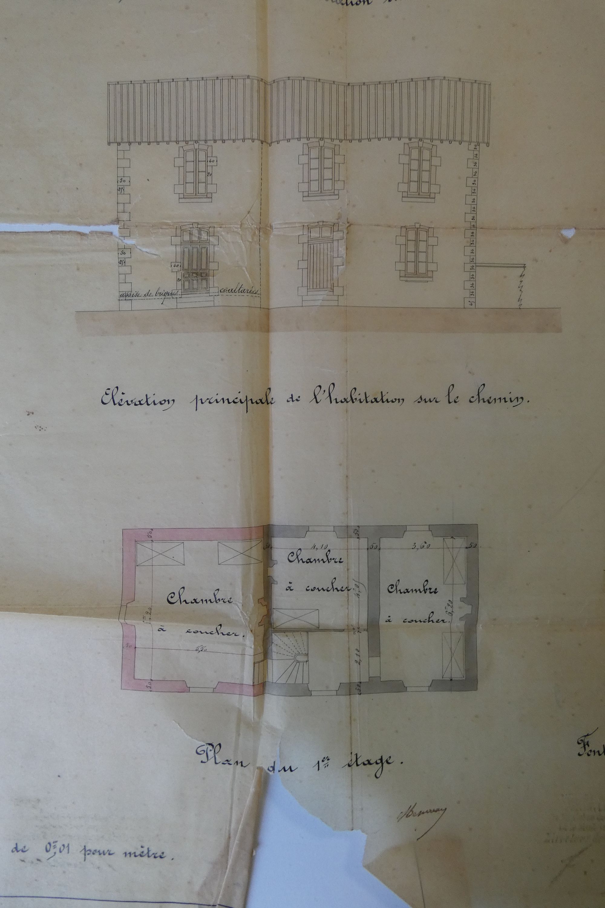 Mairie (ancienne), école primaire, 43 route de Sainte-Christine