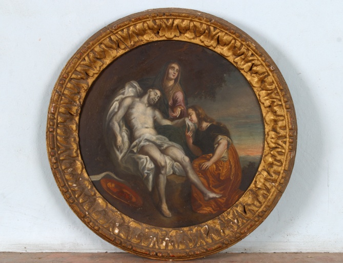 Tableau : Vierge de pitié avec Marie-Madeleine - Collection Robert-Glétron
