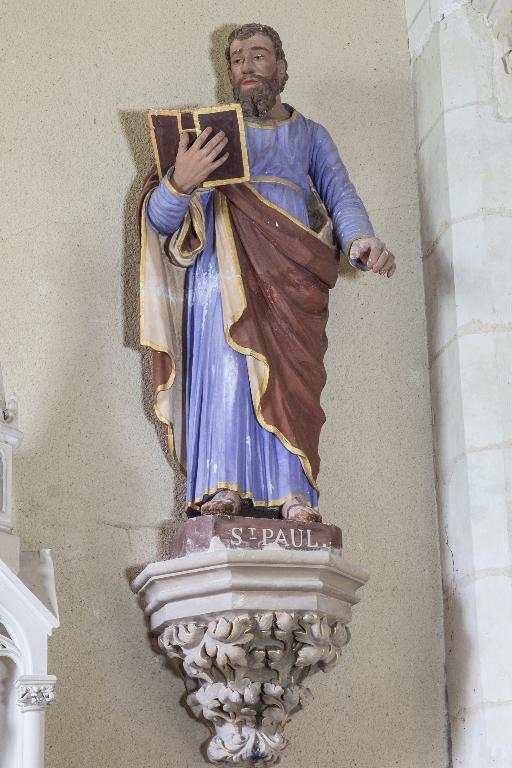 Présentation du mobilier de l'église paroissiale Saint-Pierre-et-Saint-Paul de Beaumont-sur-Dême