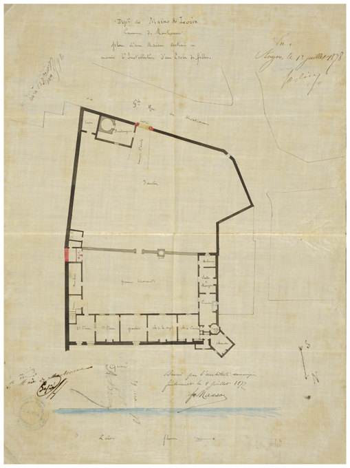 Logements et communs, parties constituantes de l'ancien ensemble castral, 1 place des Diligences