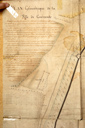 Extrait du plan géométrique de la ville de Guérande, 1814.