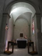 La chapelle latérale sud, à droite du choeur.