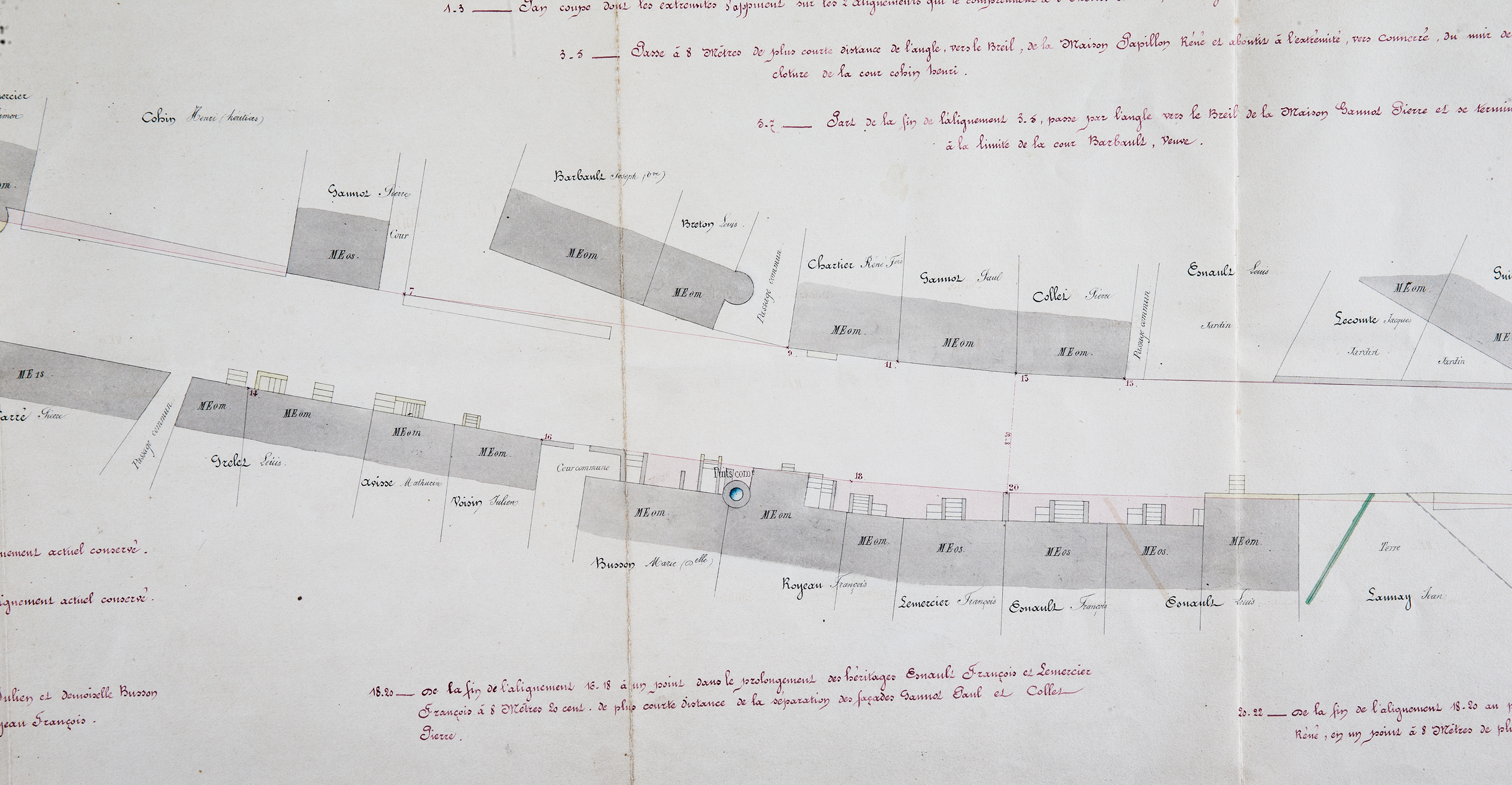 Bourg de Connerré : faubourg de Couasnon et avenue de Verdun