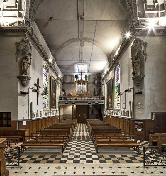 Chapelle de la Trinité, Couvent d'ursulines, actuellement Centre Culturel de la communauté de communes du pays de Château-Gontier, rue Horeau