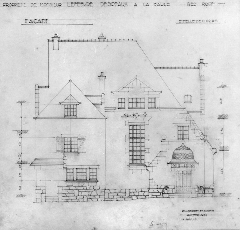 Maison dite villa balnéaire Red-Roof puis Les Ailes, 26 boulevard du Docteur-René-Dubois