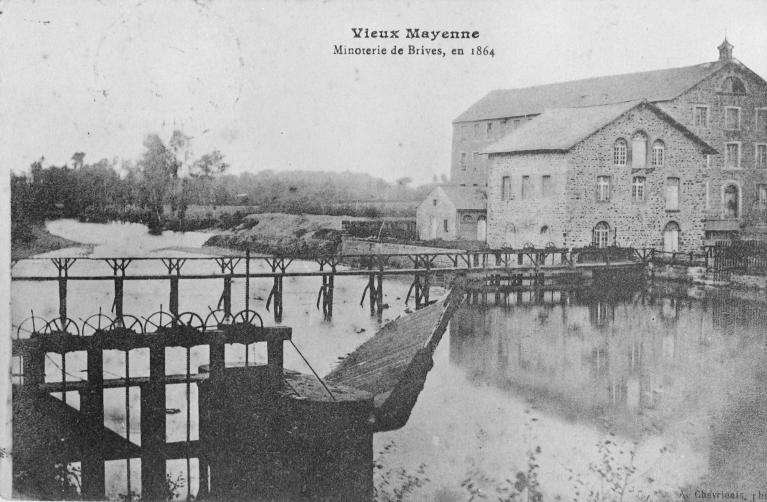 Moulin à farine et filature, puis corderie, puis fonderie et usine de construction mécanique, dites usine Pellier puis Mayenne Fontes Industrie