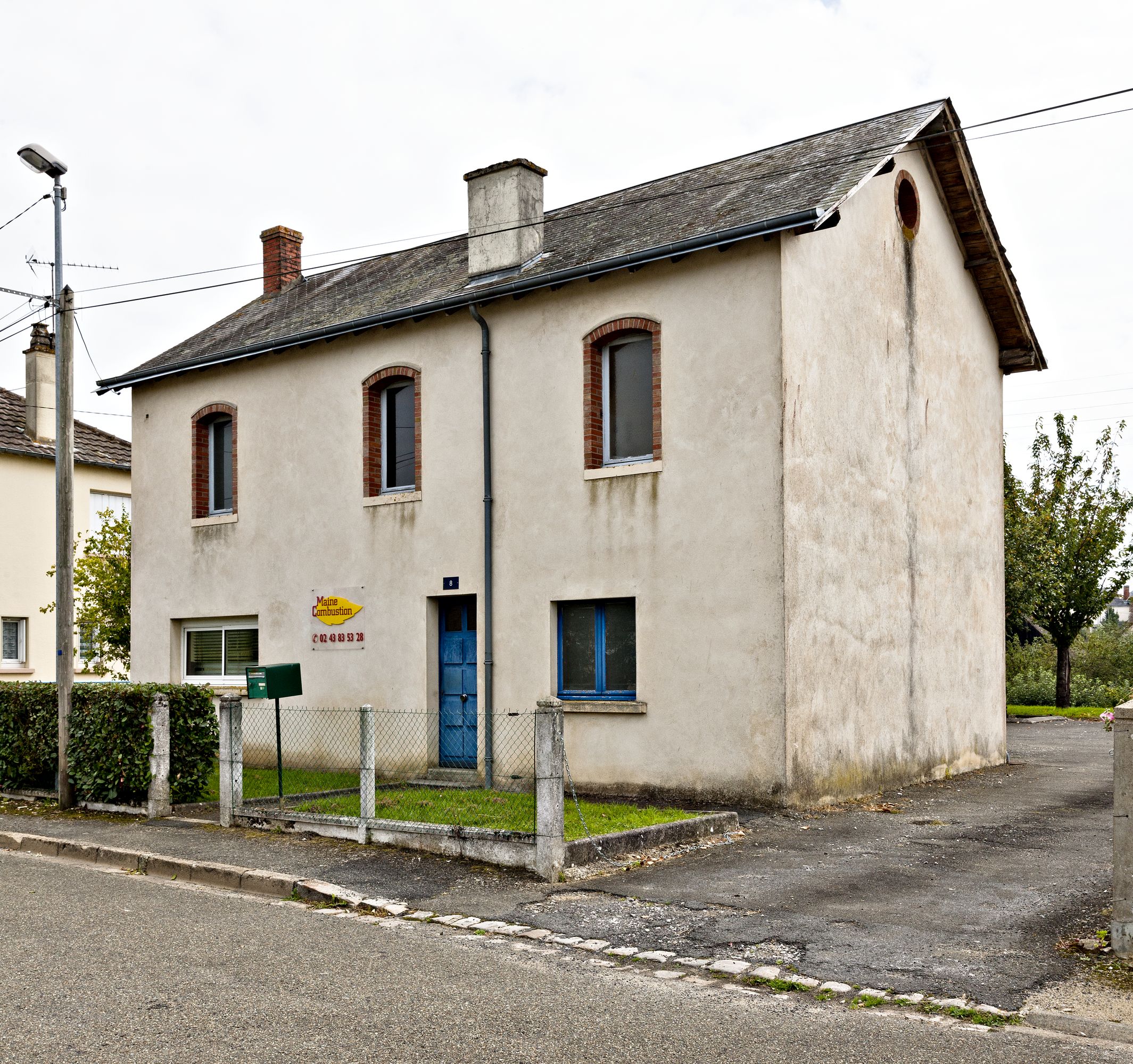 Station de la ligne des tramways de la Sarthe du Mans à Mamers puis lotissement concerté, 12-14 rue de Horncastle et 2-22 Rue Léo Delibes.